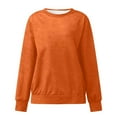 thumbnail image 4 of CONFREE Oversized Sweatshirts For Women Long Sleeve Ladys Sport Sweatshirt Solid Color Soft Spring Fall Clothes Shirts, 4 of 4