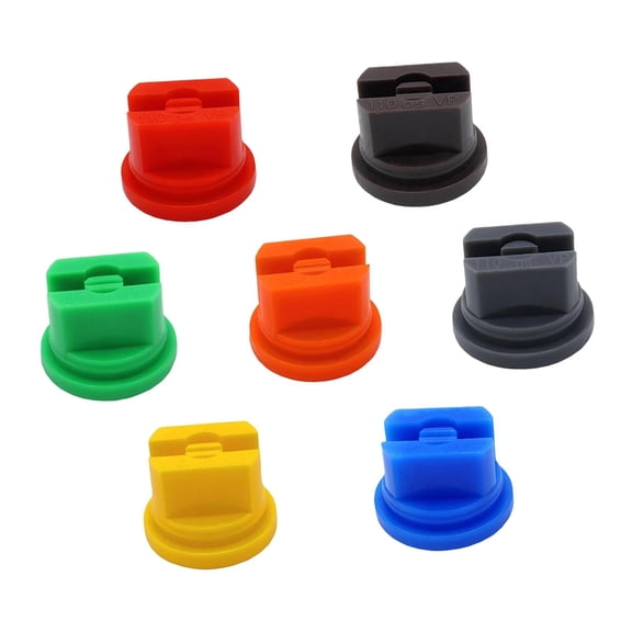 Fzaqwen 7Pcs Agricultural Sprayer Nozzle Tips 110 Degree Easy to Use Flat Fan Shaped for