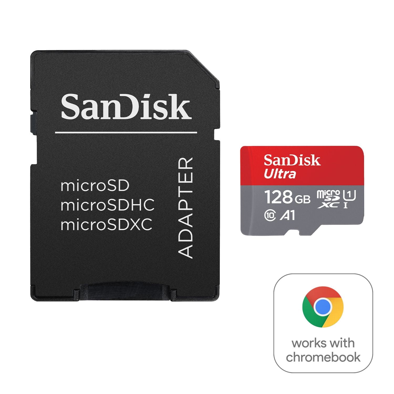 SanDisk Ultra® microSDXC™ UHS-I card, 128GB* for Chromebook™