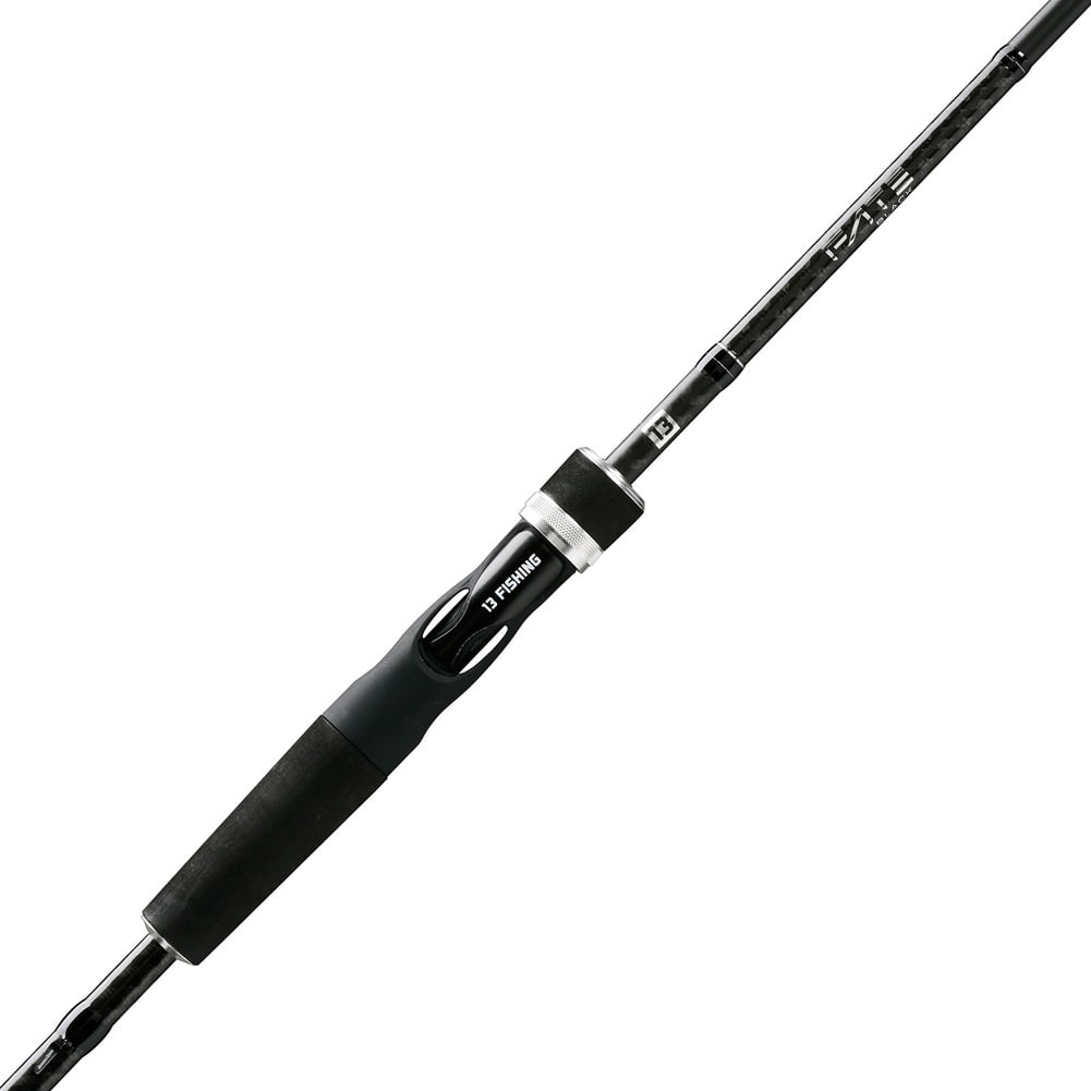 13 Fishing 1130213 7 ft. 3 in. Fate Medium Casting Rod, Black