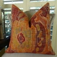 thumbnail image 2 of Plutus Bear Canyon Ikat Handmade Throw Pillow, (20" x 26" Standard), 2 of 4