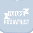 thumbnail image 4 of Inktastic Future Podiatrist Foot Doctor Boys or Girls Baby Bib, 4 of 4