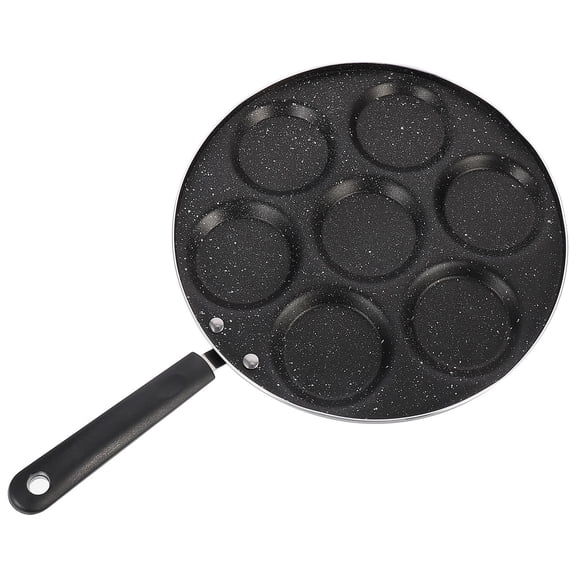 OULII 1Pc Nonstick Omelette Pan Black with Non Slip Handle for Easy Cooking and Energy Saving