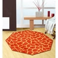 thumbnail image 2 of Furnish My Place Animal Print Rug - 3 ft. Octagon, Giraffe On Stilts, Nylon Rug for Patio, Garden, Hallway, Living Room, 2 of 5