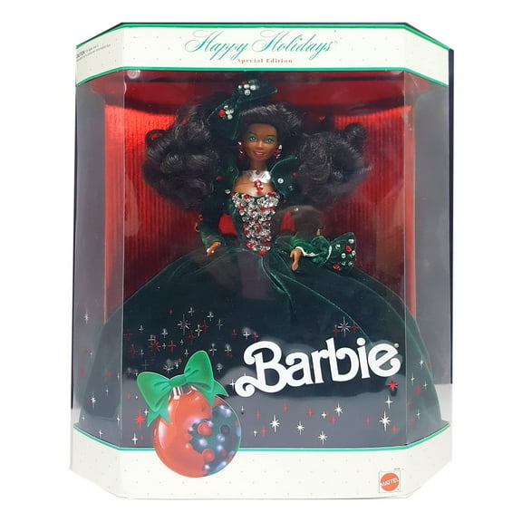 1991 Happy Holidays Barbie Doll African American Special Edition 2696