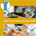 thumbnail image 4 of Juego de utensilios de cocina Umite Chef Silicone, 15 unidades con soporte, color azul, 4 of 7