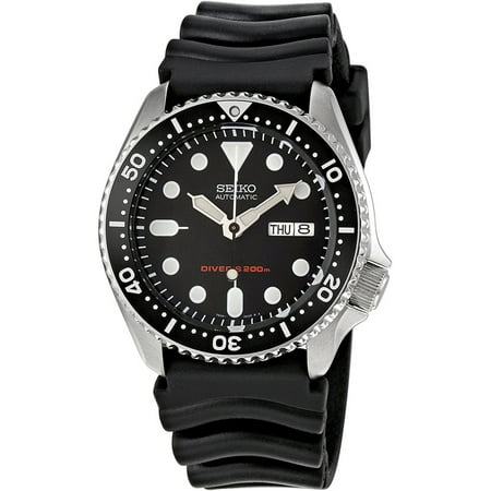 SEIKO SKX007K,Men's Automatic Diver,Self Winding,Stainless Steel Case,Silicone Strap,Screw Crown,200m (The Best Seiko Automatic Movement)