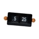 thumbnail image 2 of Reloj de escritorio con tapa automática, pantalla de números grandes, regalo de inauguración de la casa, obra de arte, novedad para el hogar Negro, 2 of 9