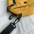 thumbnail image 6 of zttd women pure color casual tote outdoor bag canvas handbag zipper shoulder bag a, 6 of 9