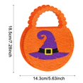 thumbnail image 3 of SMKE Reusable Orange Halloween Goodie Bags with Handles and Scalloped Edges,Durable Cloth Treat Sacks for Candy Cookie Storage,Party Favors,Gift Wrapping,and Spooky Holiday Celebrations, 3 of 6
