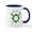 White/Navy Inside, variant on CafePress - Baseball Batter Mugs - 11 oz Ceramic Mug - Novelty Coffee Tea Cup