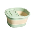 thumbnail image 3 of Lavabo para pies Perfecl Plegable portátil con tapa 26 puntos Verde, 3 of 8
