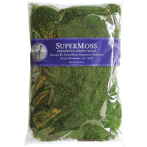 Super Moss 21513 16 Oz Dried Preserved Sheet Moss