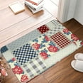 thumbnail image 4 of Pofeuu Patchwork In Country Style Print Flannel Doormats Rug16"x24"Rug Washable Doormats Indoor Outdoor Rugs for Layered Front Door Mats, Porch, Kitchen, Entryway, 4 of 7