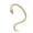 Gold A left, variant on Gold Silver Snake Ear Cuff Pierced Snake Climber Earrings Men's Jewelry Gifts