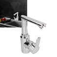 thumbnail image 4 of Sink Faucet, G1/4 Exquisite Hot Cold Water Tap with Decorative Cover for Kitchen for Hotel, 4 of 7