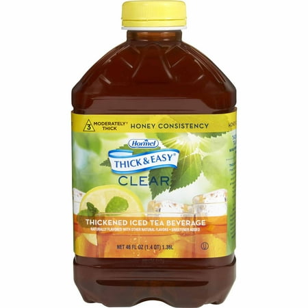 Thick & Easy Thickened Beverage Iced Tea 46 oz. Bottle 6 Ct
