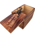 thumbnail image 4 of Raindrops  Prank 1Set Wooden Box Dark Brown Rectangular for Surprise and Decoration, 4 of 8