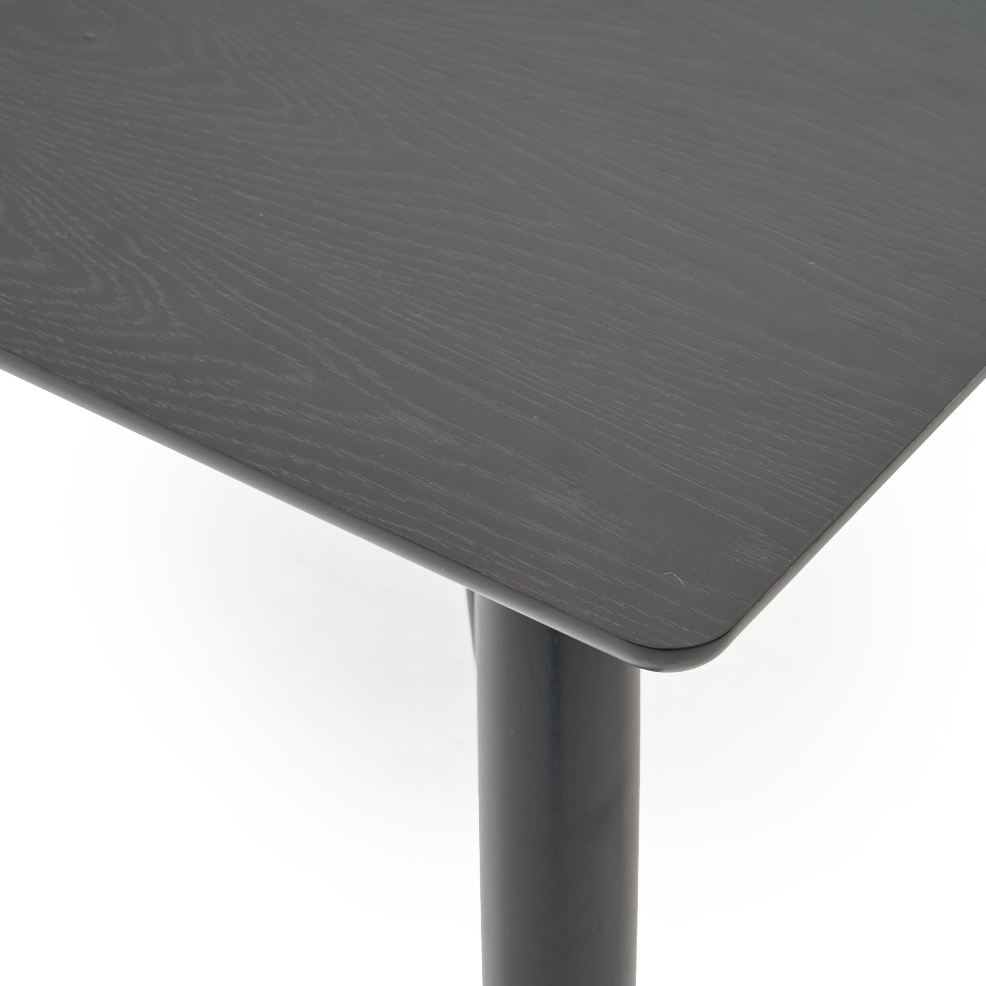 67.5" Black Contemporary Handcrafted Rectangular Dining Table