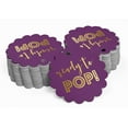 thumbnail image 2 of Inkdotpot 100 Pack Ready To Pop Baby Shower Favor Paper Tags Craft Real Gold Foil Hang Tags, 2 of 6