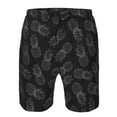 thumbnail image 4 of Naloa White Pineapples Men's Beach Shorts, Surfing shorts, Swim trunks, Quick Dry Swim Trunks for Surfing Beach Fun - X-Large, 4 of 9
