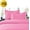 Light Pink, variant on Elegant Comfort 4-Piece Queen Bed Sheet Set, Extra Soft Microfiber, Deep Pocket, Easy Care, Black