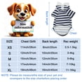 thumbnail image 4 of Ropa para perros Unique Bargains, camiseta polo para perros pequeños y medianos, atuendos de diseñador para perros, azul marino, 4 of 7