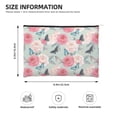 thumbnail image 4 of Rocae Roses and Butterflies for Cosmetic Bags for Women Paper Reusable Cosmetic Bag Travel Toiletry Organizer Capacity Multipurpose Zipper Pouch, 4 of 8