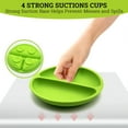 thumbnail image 6 of Baby Plates Toddler Plates with Suction -100% Silicone Divided Silicone Plates for Baby - 3 Pack silicone plates for baby, 6 of 6