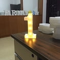 thumbnail image 2 of OTEMRCLOC Light up Letter LED Alphabet Number Symbol Plastic Battery Operated Party Sign Wedding Festival Stand Decoration (Number 1), 2 of 5