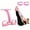 Pink, variant on Multi-Function Foot Pedal Exercise Band, 8-Tube Strong Latex Resistance Pull Rope with Handle, Home Gym Fitness Tool for Body Shaping Strength Training