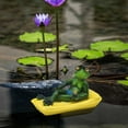 thumbnail image 4 of EIMELI Simulation Animal Decoration Pond Frog Series For Garden Courtyard Resin Beautiful Durable Multicolor Floating Ornaments, 4 of 13