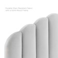 thumbnail image 4 of Veronique Full/Queen Performance Velvet Headboard - Light Gray, 4 of 4