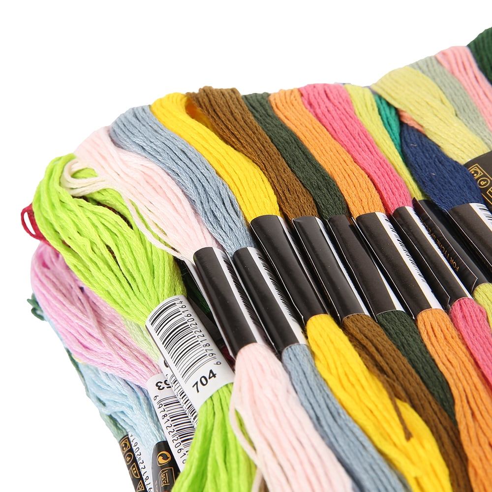 HOTBEST Multi Colors Embroidery Thread Cross Stitch Floss Sewing with