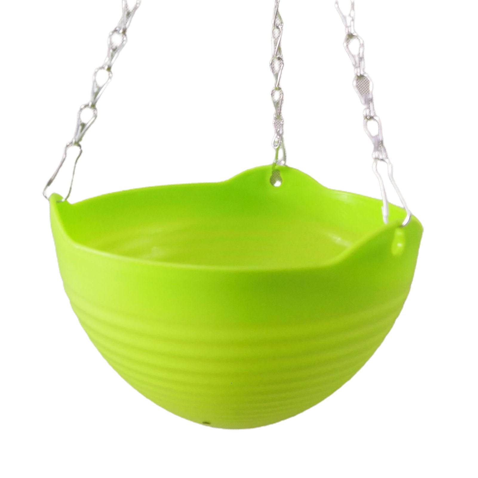 Travelwant Hanging Planters Self-Watering Indoor Outdoor Garden Flower Plant Pot Containers with Drainer and Hanging Chain