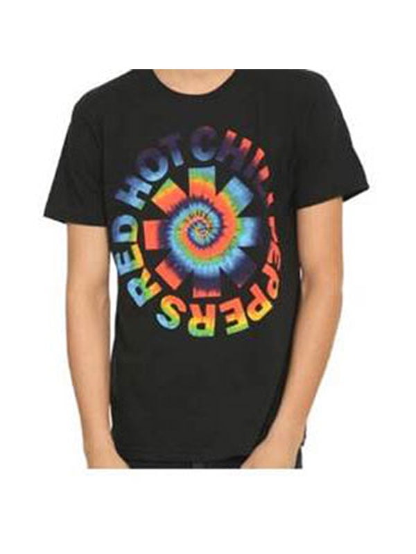 red hot chili peppers tie dye shirt