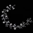 thumbnail image 3 of Diadema de Boda Nupcial de imitación de cabellero brillante Perfecl, 3 of 8