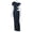 black, variant on Women's Diagonal Collar Sleeveless Hollow Out Asymmetrical Hips Wrapped Long Dress, Solid Color