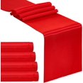 thumbnail image 1 of 15 Pack Pink Satin Table Runner 12 x 108 Inch Long Table Runner for Wedding Birthday Party Engagement Decorations, 1 of 7