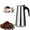 D, variant on 1X Stainless Steel Moka Pot Coffee Maker,Stainless Steel Moka Pot Coffee Pot Straight 2 Cups 100Ml,Stainless Italian Pot Coffee Pot foreign Trade Hot European Coffee Pot