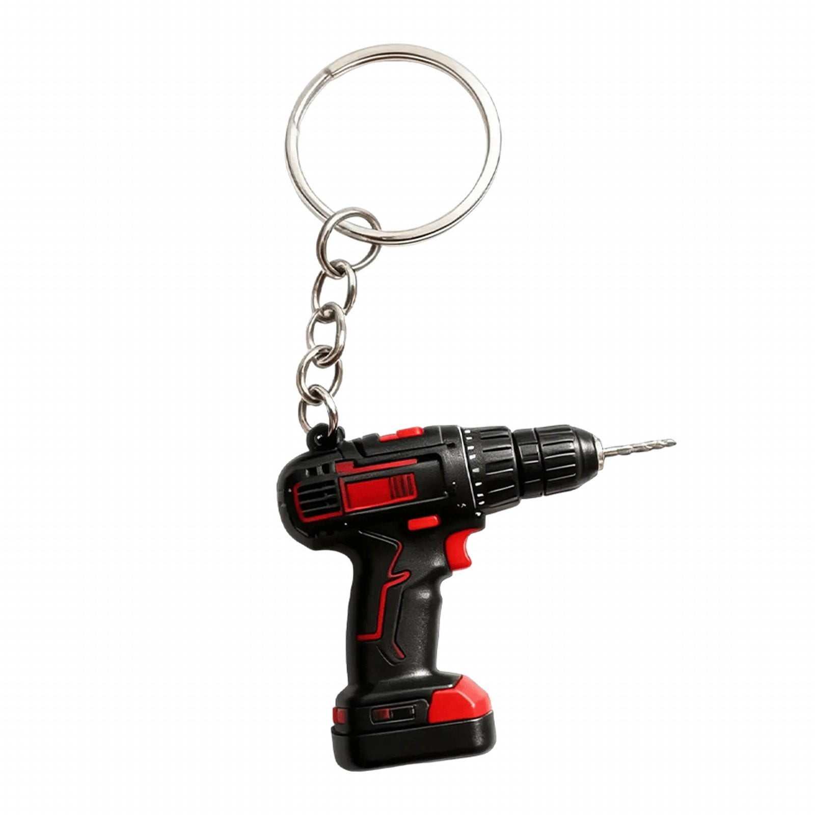 Mini Drill Keychain, Creative Tool Key Chain, Purse Charm Pendant