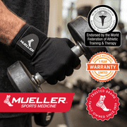 Mueller Reversible Compression Glove, Black, Unisex, One Size Fits Most