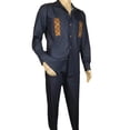 thumbnail image 2 of Men's Stacy Adams Two Piece Matching Walking Set Leisure Suit 15072 Indigo Blue, 2 of 9
