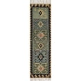 thumbnail image 3 of Momeni Nomad Wool Hand Knotted Blue Area Rug 5' X 8', 3 of 11