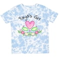 thumbnail image 3 of Inktastic Yaya's Girl Heart Flowers Girls Toddler T-Shirt, 3 of 5