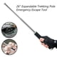 thumbnail image 5 of Bastón de trekking Herramienta multifuncional de escape de emergencia de poste de trekking extensibl Meterk Bastón de trekking, 5 of 6