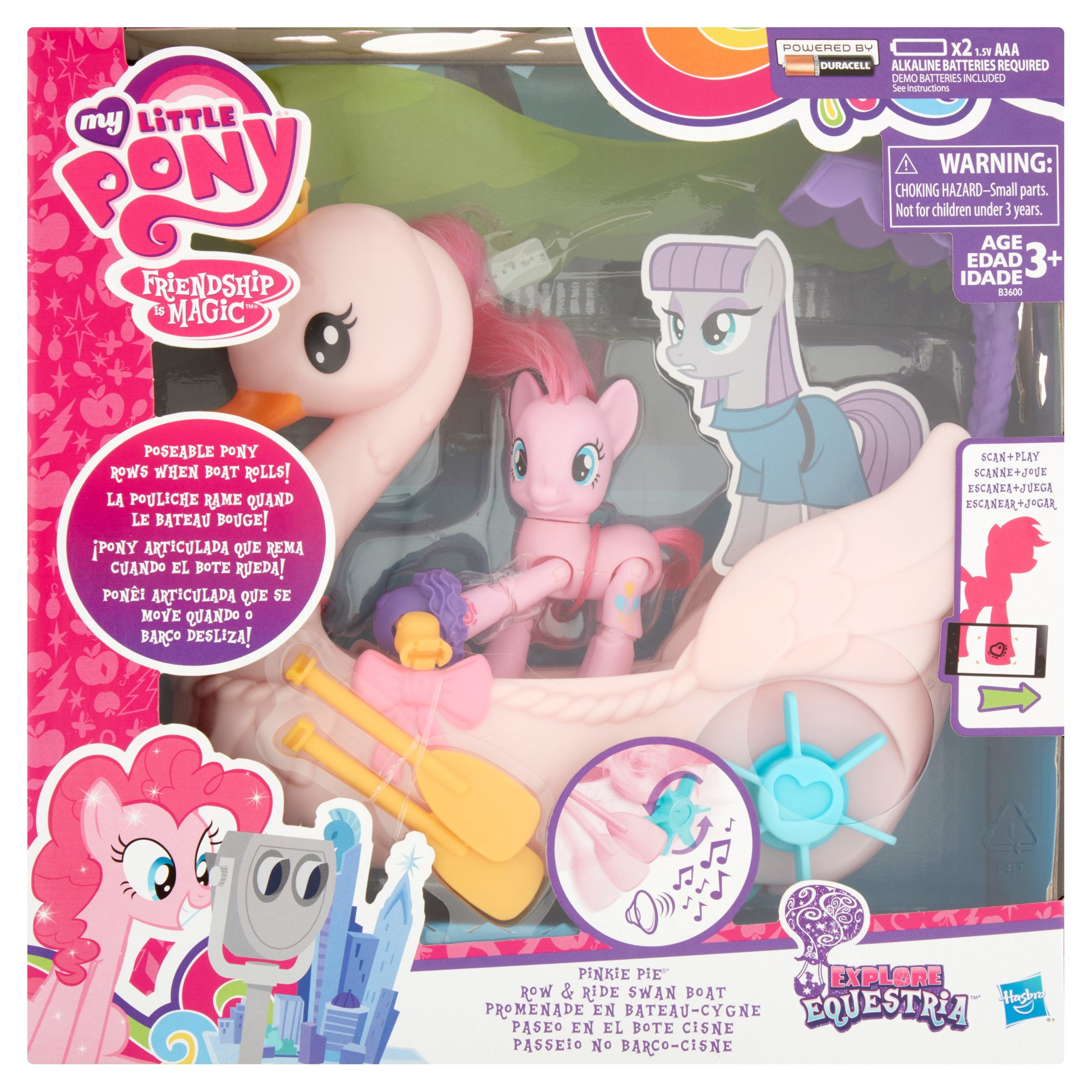 pinkie pie swan boat