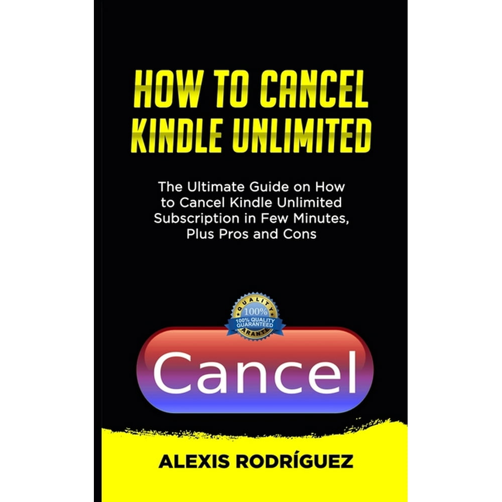 how to cancel kindle subscription