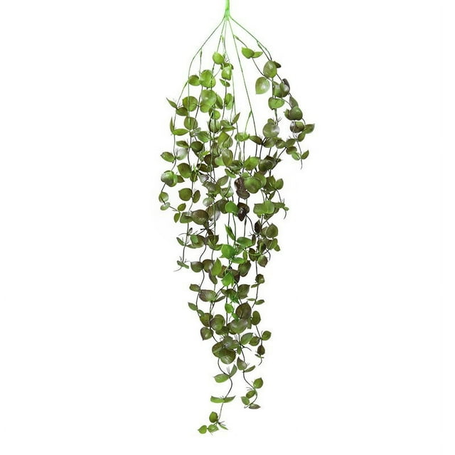 Planta colgante de imitación de eucalipto, planta falsa realista, guirnalda de plantas artificiales de vid