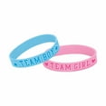 thumbnail image 2 of Baby Shower Gender Reveal 'Girl or Boy' Rubber Bracelets (6ct), 2 of 2